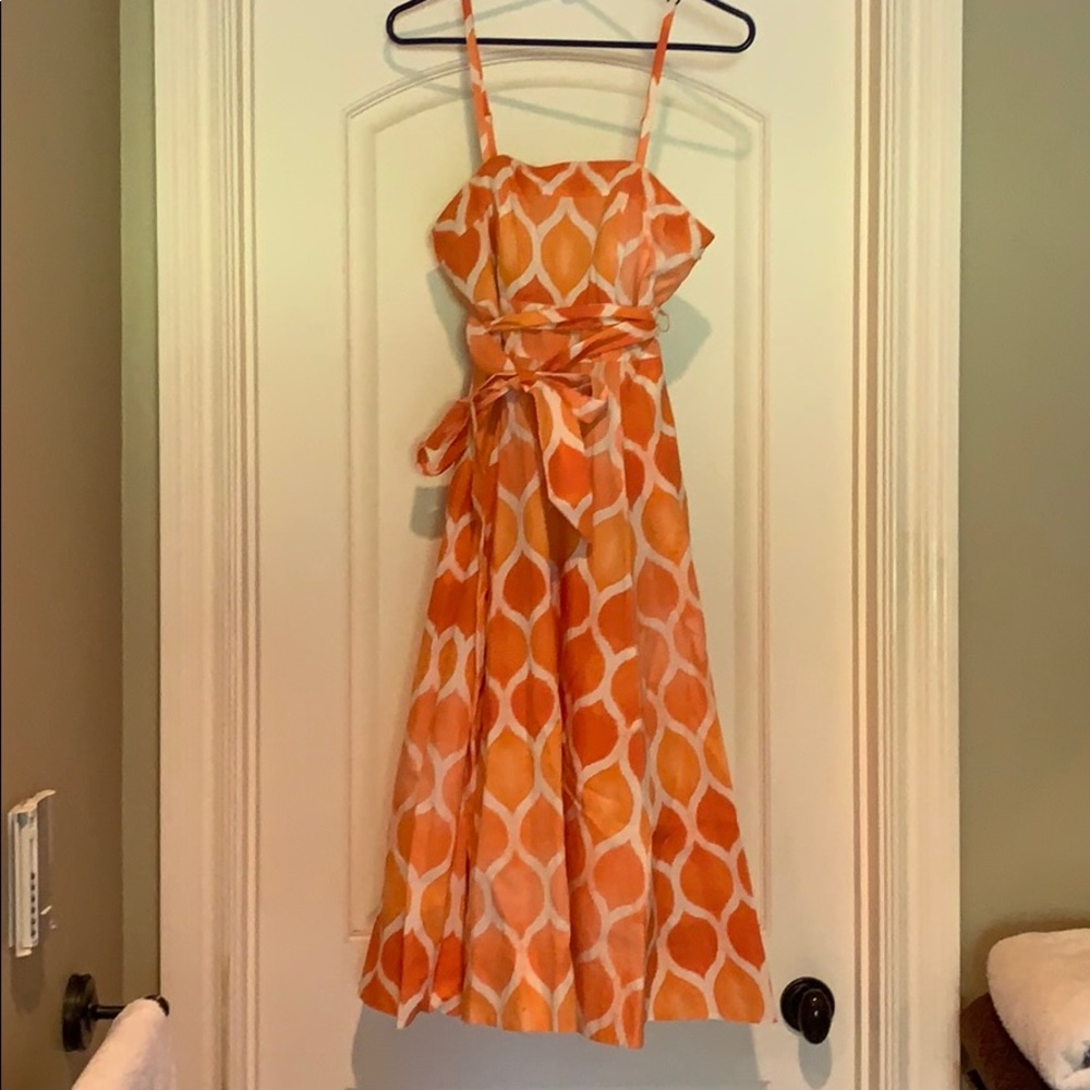 Maeve Anthropologie Dress 2 Orange